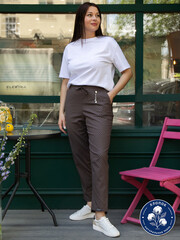 Брюки Мулатка-шоколадка (темный шоколад) Б15957-18М LT Collection
