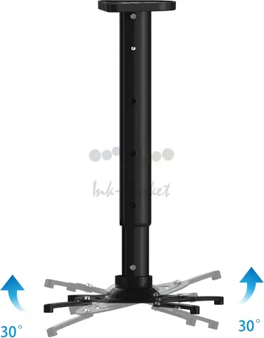 Кронштейн для проектора Cactus CS-VM-PR05L-BK черный макс.10кг потолочный поворот и наклон