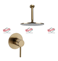 Комплект для душа Warmer Bronze Line 400300-10V