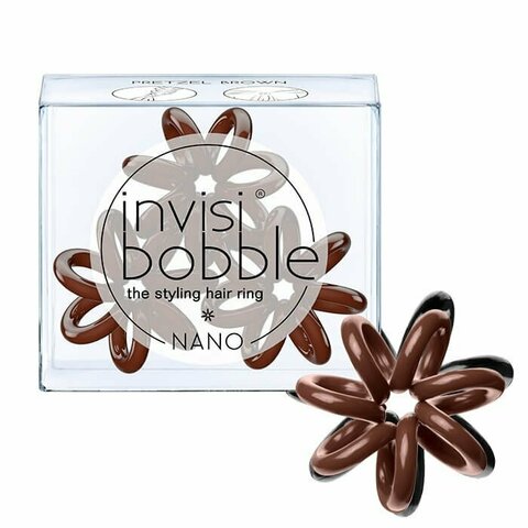 Invisibobble Nano Pretzel Brown Резинка для укладки волос коричневая