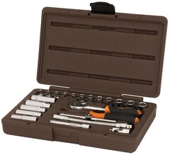 Ombra 911423 Набор головок торцевых с аксессуарами 1/4