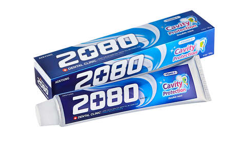 Зубная паста с мятой Dental Clinic 2080 Cavity Protection Double Mint ,120 гр