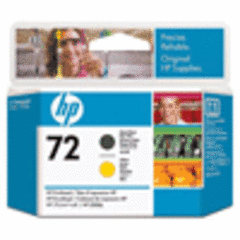 Печатающая головка №72 для HP DesignJet T1100/T610 пурпурная и голубая (C9383A)