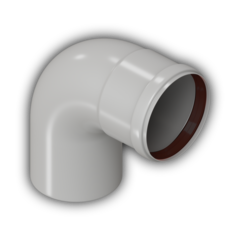 Отвод дымохода конденсационный угол 90° D80