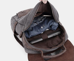 Рюкзак из ткани и кожи BUG 067 Coffee