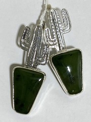 Мексика (серьги из серебра)