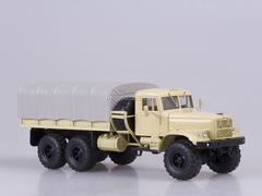 KRAZ-255B board with awning 1979 beige 1:43 Nash Avtoprom