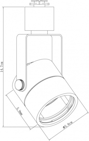 Трековый светильник Arte Lamp LENTE A1310PL-1WH