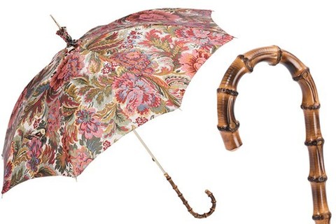 Зонт-трость Pasotti- Paisley Parasol with Bamboo Handle, Италия.