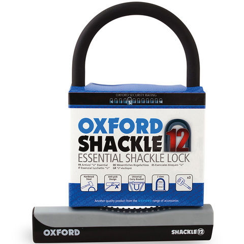 Картинка замок велосипедный Oxford Shackle12 Large 310mm x 190mm  - 2