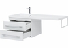 Aquanet 240160 Тумба с раковиной Aquanet Нота 120 L белый (240160)