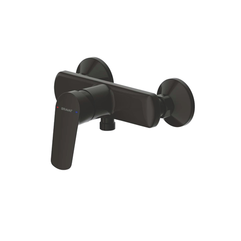 F9429564BW-01-ENG Смеситель Bravat Rhein для душа, черный