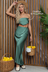 Юбка Лантана (зеленая) Ю13287-6М LT Collection