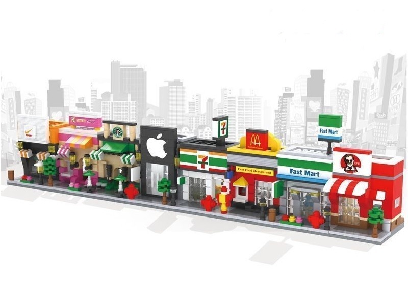 Конструктор Городская улица кафе — Street Mini Constructor