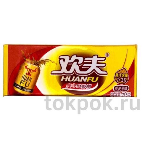 Жевательная резинка со вкусом энергетика Huanfu, 21,5 гр