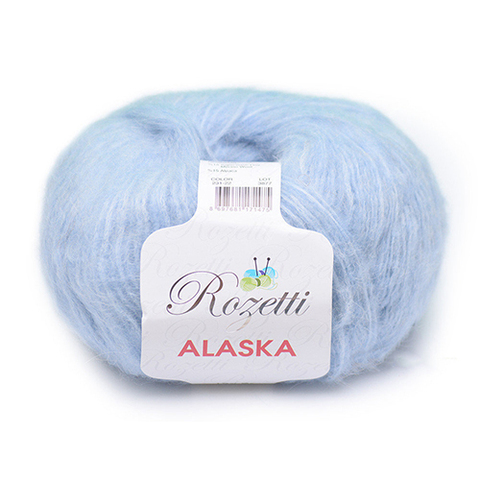 Alaska Rozetti (44% акрил, 26% полиамид, 15% шерсть супервош, 15% альпака, 50гр/225м)