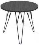 Журнальный столик ОСТИН Санторини черный / черный каркас