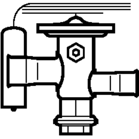 Терморегулирующий клапан Danfoss TUAE 068U2325 (R407C, без МОР)