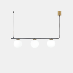 Подвесной светильник Mirastyle SX-20629/3 BK+YB