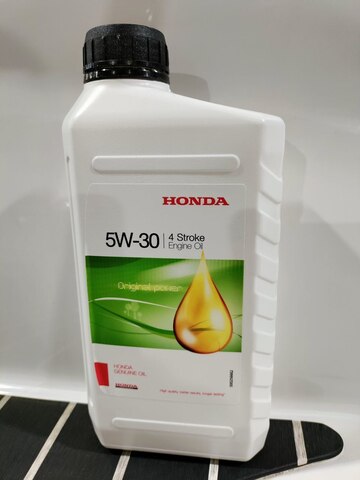 Синтетическое моторное масло HONDA 4-STROKE SYNTHETIC ENGINE OIL API SL 5W30 JASO MA