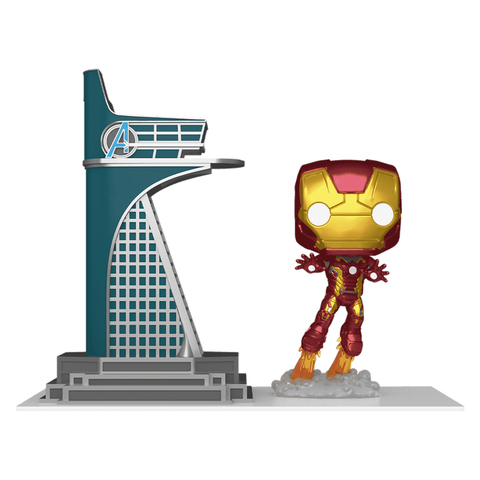 Funko POP! Marvel: Avengers Tower & Iron Man (GW Exc) (35)