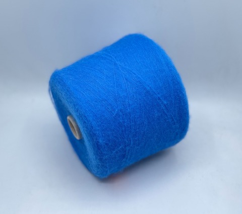Filitaly Lab(пр.Италия),art.Callao Brushed ,1500м/100гр,55% бэби альпака, 10% меринос, 35% полиамид, цвет-Голубая лазурь. арт-32545