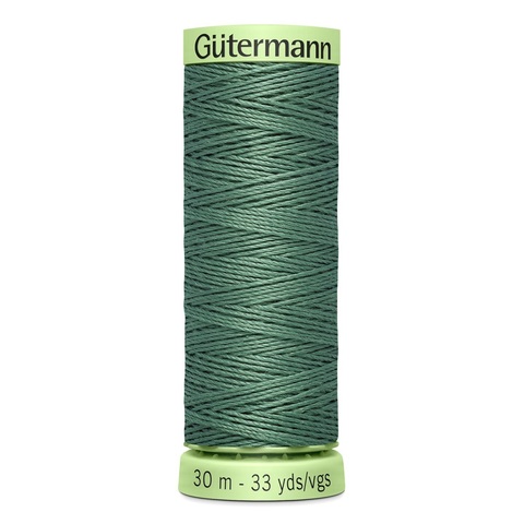 Нить Top Stitch 30/30 м для декоративной отстрочки, Gutermann, 553 св.серо-зеленый