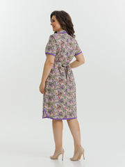 4572 Халат на пуговицах