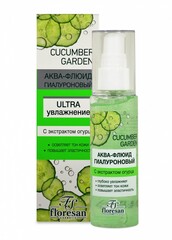 Floresan CUCUMBER GARDEN Аква-флюид для лица ULTRA УВЛАЖНЕНИЕ, 75мл