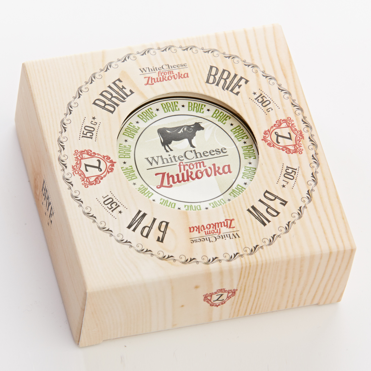 Сыр Бри White Cheese from Zhukovka /картон/ 150 гр