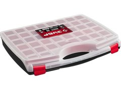 ЗУБР ВОЛГА-20, 425 х 330 х 60 мм, пластиковый органайзер с 20 съемными лотками (38034-20)