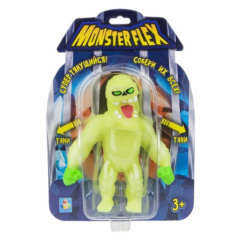 Monster Flex 1Toy тянущийся монстр «Мумия» (светится в темноте)