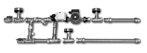 Shuft MST 25-60-6.3-C24-F-TC Смесительный узел с гибкими подводками