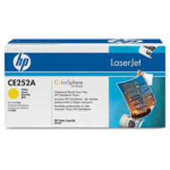 Картридж HP CE252A для HP Color LaserJet CM3530, CM3530fs, CP3525dn, CP3525n, CP3525x (желтый, 7000 стр.)