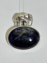 Элефант (подвеска из серебра)