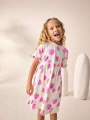 Платье для девочки Next AH9-586, Молочный