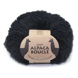 Пряжа Drops Alpaca Boucle 8903 черный