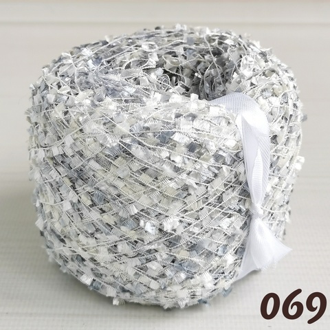 Пряжа бобинная фантазийная Реснички, 069 Мультиколор