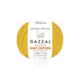 Пряжа Gazzal Baby Cotton XL 3417 желток