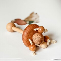 Деревянная погремушка Каруселька Леснушки