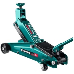 KRAFTOOL SUV, 3 т, 190 - 530 мм, подкатной домкрат с высоким подъемом (43458-3)