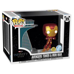 Funko POP! Marvel: Avengers Tower & Iron Man (GW Exc) (35)