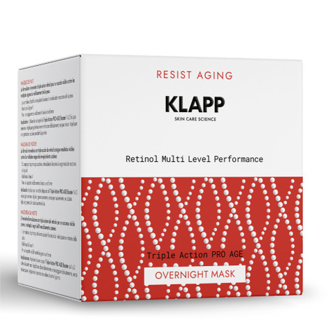 KLAPP Cosmetics Ночная маска, 50мл. | Retinol Multi Level Performance Triple Action PRO AGE Overnight Mask