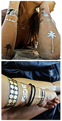 Временные татуировки Shimmer Jewerly Tattoos Metallic