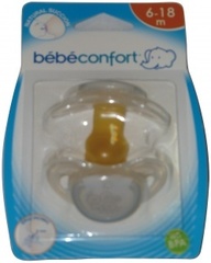 Комплект из 2-х латексных пустышек PHYSIO DUMMLLES с кольцом и мин толщ у осн 5мм РазT1-6-18 мес (стандарт)