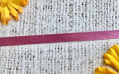 Лента атласная, ш. 0,5 см, 107 (09) пыльная сирень