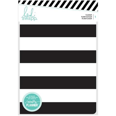 Ежедневник с наполнением  Heidi Swapp Personal Memory Planner 14х20см -Black & White Stripe