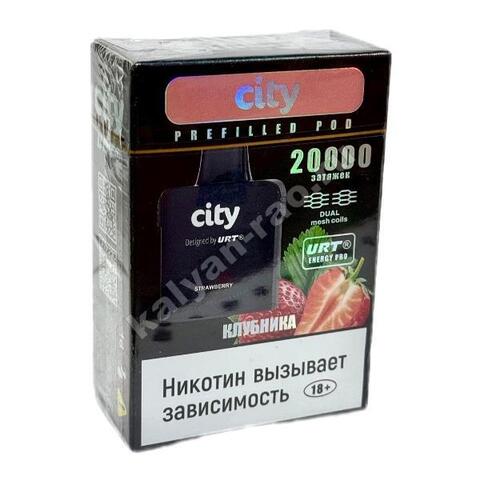 Картридж City Energy Pro URT - Клубника 12000 затяжек