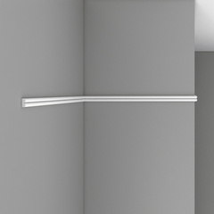 Молдинг гладкий Decomaster DI-113 20х9х2400мм