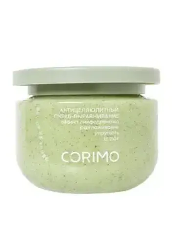 Corimo Скраб-выравнивание для тела Антицеллюлитный с маслом авокадо 250г (Китай)